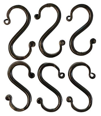 Cast Iron 1900s Decade Antique Hooks, Brackets & Curtain Rods for sale