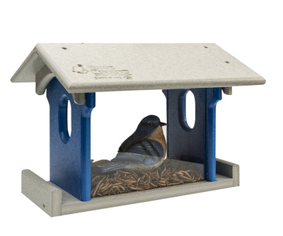 Bird FeederBLUEBIRD FEEDER - Covered Hanging Meal Worm Feederbirdbird feederSaving Shepherd