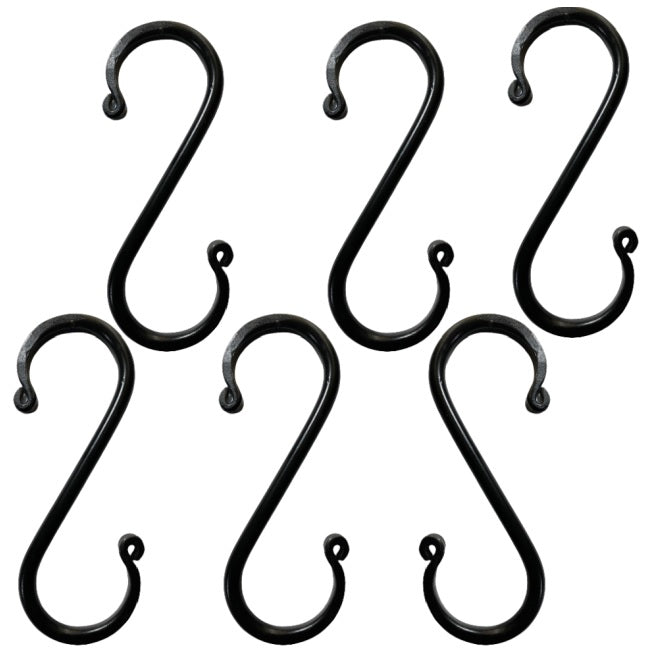 6 Wrought Iron S Hooks | 5