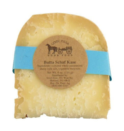 CheeseBUTTA SCHAF KASE - Artisan Cave Aged Full-Bodied Pecorino Style CheesecheesedelicacySaving Shepherd