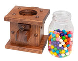 Candy DispenserCANDY DISPENSER - Solid Oak & Glass Mason JarcandycountrySaving Shepherd