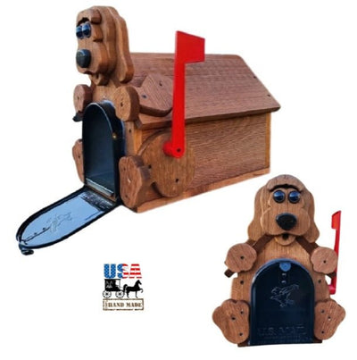 MailboxDOG MAILBOX - Amish Handmade Puppy Mail BoxDogdogsSaving Shepherd