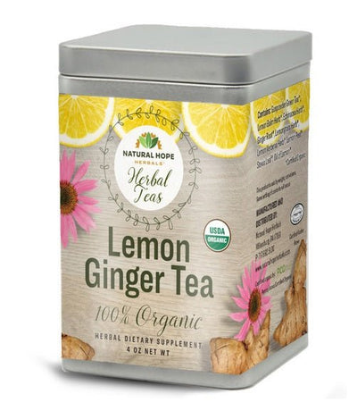 Herbal SupplementLEMON GINGER TEA - USDA Certified Organic BlenddigestiondigestiveSaving Shepherd