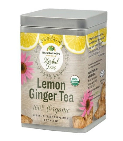 Herbal SupplementLEMON GINGER TEA - USDA Certified Organic BlenddigestiondigestiveSaving Shepherd