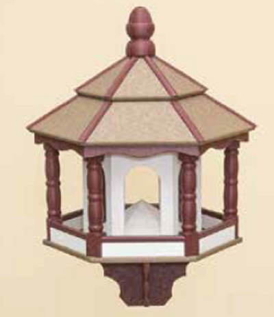 Bird FeederHUGE BIRD FEEDER ~ Amish Handmade Hexagon Recycled Poly - 10 Color Combosbirdbird feederSaving Shepherd