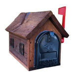 MailboxCOUNTRY CABIN MAILBOX - Amish Handmade Rustic Cottage Mail BoxcabincottageSaving Shepherd