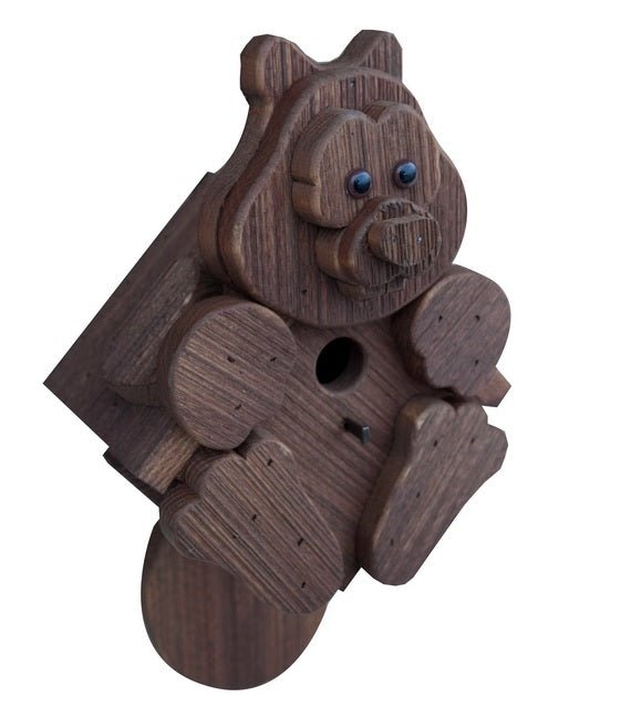 BirdhouseRUSTIC SQUIRREL BIRDHOUSE - Amish Handmade Mushroom Wood Housebirdbird houseSaving Shepherd