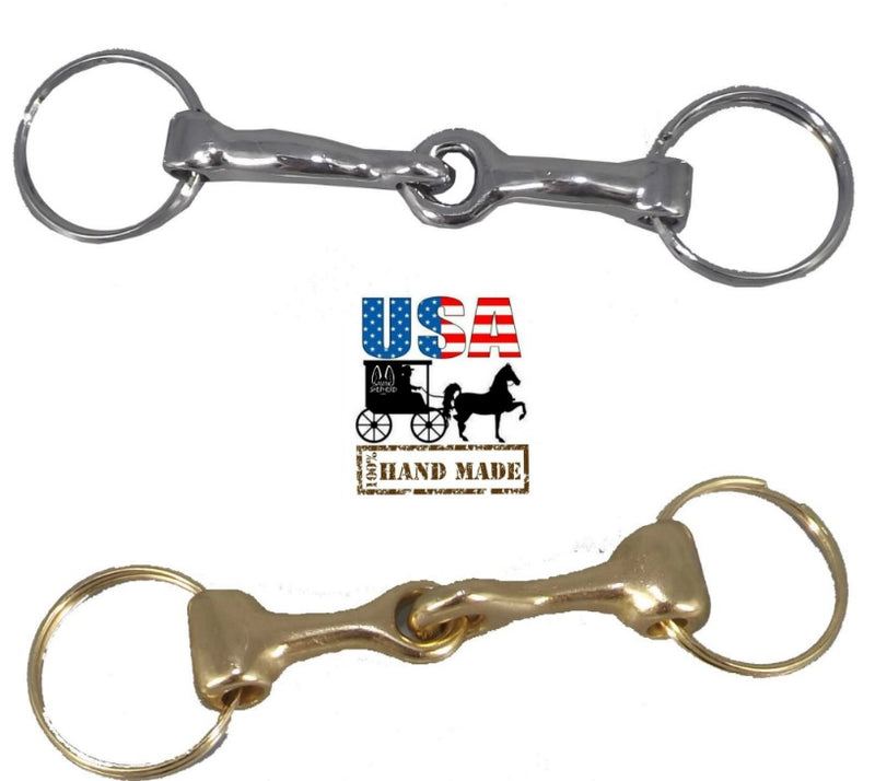 HORSE BRIDLE BIT KEYCHAIN | Equestrian Key Ring at