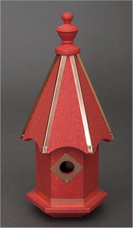 Birdhouses BIRDHOUSE with BIRD FINIAL - 7 Vibrant Colors – Saving Shepherd