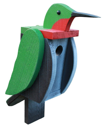 BirdhouseHUMMINGBIRD BIRDHOUSE - Ruby Throated Bird Housebirdbird houseSaving Shepherd