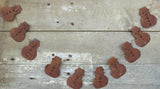 SNOWMEN GARLAND - Rustic Country Snowman DecorSaving Shepherd