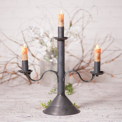 Candles & Candle AccessoriesThree Arm Manor House Accent Light Electric Candle Holder in Kettle Blackaccent lightaccent lightingSaving Shepherd