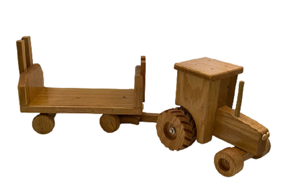 Handcrafted cheapest Wooden Tractor Wagon